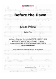 undefined Judas Priest - Before the Dawn
