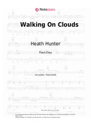Sheet music, chords Heath Hunter, The Pleasure Company - Walking On Clouds