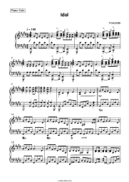 Sheet music, chords YOASOBI - Idol