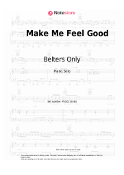 Sheet music, chords Belters Only, Jazzy - Make Me Feel Good
