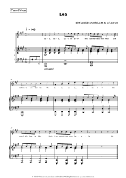 Sheet music, chords Bierkapitän, Andy Luxx, DJ Aaron - Lea