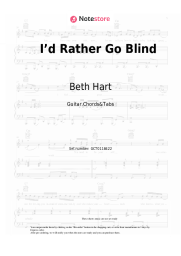 undefined Beth Hart - I’d Rather Go Blind