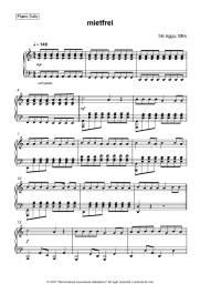 Sheet music, chords Ski Aggu, SIRA - mietfrei