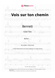 Sheet music, chords Bennett - Vois sur ton chemin