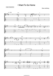 Sheet music, chords Oliver Anthony Music - I Want to go Home