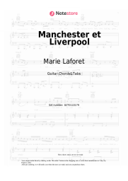 Sheet music, chords Marie Laforet - Manchester et Liverpool