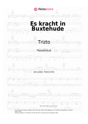Sheet music, chords Trizto, MontanaBlack - Es kracht in Buxtehude