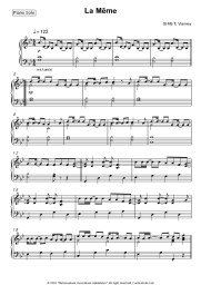 Sheet music, chords GIMS (Maître Gims), Vianney - La Même