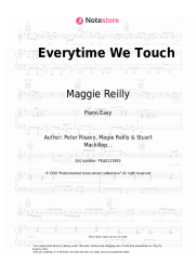 Sheet music, chords Maggie Reilly - Everytime We Touch