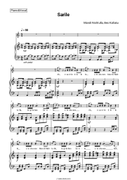 Sheet music, chords Mandi Nishtulla, Bes Kallaku - Sarile