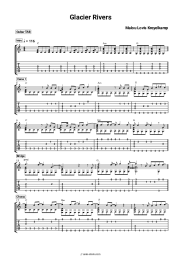 Sheet music, chords Malou Lovis Kreyelkamp - Glacier Rivers