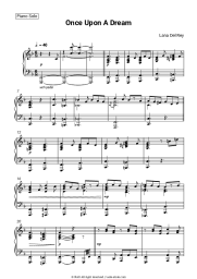 Sheet music, chords Lana Del Rey - Once Upon A Dream