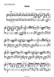 Sheet music, chords Mandi Nishtulla, Bes Kallaku - Sarile