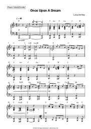 Sheet music, chords Lana Del Rey - Once Upon A Dream
