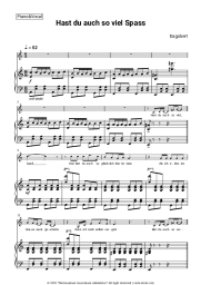 Sheet music, chords Dagobert - Hast du auch so viel Spaß