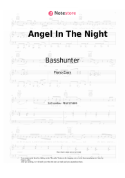 Sheet music, chords Basshunter - Angel In The Night 