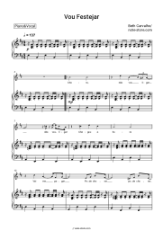 Sheet music, chords Beth Carvalho - Vou Festejar