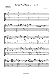 Sheet music, chords Cat Janice - Dance You Outta My Head