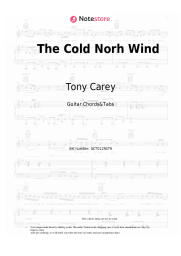 undefined Tony Carey - The Cold Norh Wind