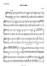 Sheet music, chords Nemo - The Code