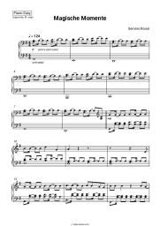 Sheet music, chords Semino Rossi - Magische Momente