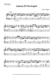 Sheet music, chords Donna Taggart - Jealous of the Angels