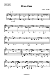 Sheet music, chords Santos, Jazeek - Himmel leer
