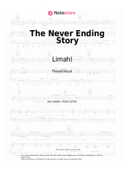 Sheet music, chords Limahl - The Never Ending Story