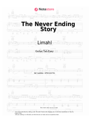 Sheet music, chords Limahl - The Never Ending Story