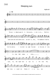 undefined Nightwish - Sleeping sun