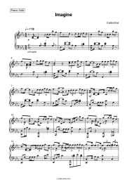 Sheet music, chords Carbonne - Imagine
