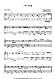 Sheet music, chords The BossHoss, Mimi & Josy - Little Help