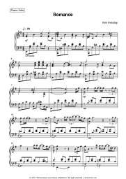 Sheet music, chords Ken Hensley - Romance