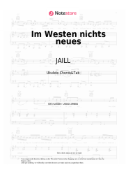 Sheet music, chords JAILL -  Im Westen nichts neues
