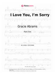 undefined Gracie Abrams - I Love You, I’m Sorry