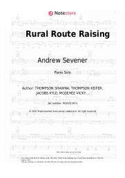 Sheet music, chords Andrew Sevener - Rural Route Raising
