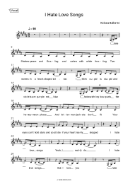 undefined Kelsea Ballerini - I Hate Love Songs