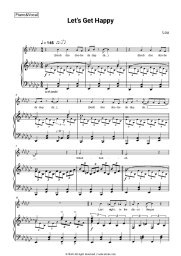 Sheet music, chords Lou - Let’s Get Happy