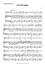 Sheet music, chords Lou - Let’s Get Happy