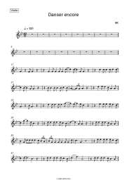 Sheet music, chords HK - Danser Encore