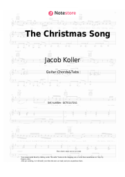 Sheet music, chords Jacob Koller - The Christmas Song