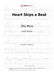 Sheet music, chords Olly Murs - Heart Skips a Beat