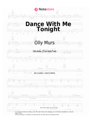 Sheet music, chords Olly Murs - Dance With Me Tonight
