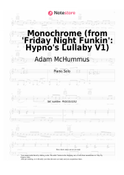 Sheet music, chords Adam McHummus - Monochrome (from 'Friday Night Funkin': Hypno's Lullaby V1)