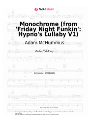 Sheet music, chords Adam McHummus - Monochrome (from 'Friday Night Funkin': Hypno's Lullaby V1)