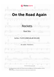 Sheet music, chords Rockets - On the Road Again