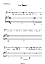 Sheet music, chords Berq - Rote Flaggen