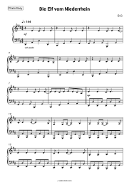 Sheet music, chords B.O. - Die Elf vom Niederrhein