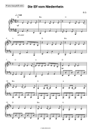 Sheet music, chords B.O. - Die Elf vom Niederrhein