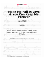 Sheet music, chords MoStack, Dolapo - Make Me Fall In Love & You Can Keep Me Forever
